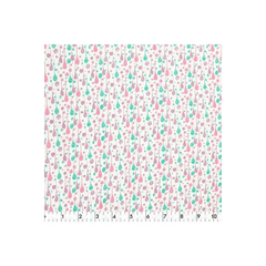 Fabric Creations, White with Pink, Purple and Blue Water Drops Fabric Creations, White with Pink, Purple and Blue Water Drops