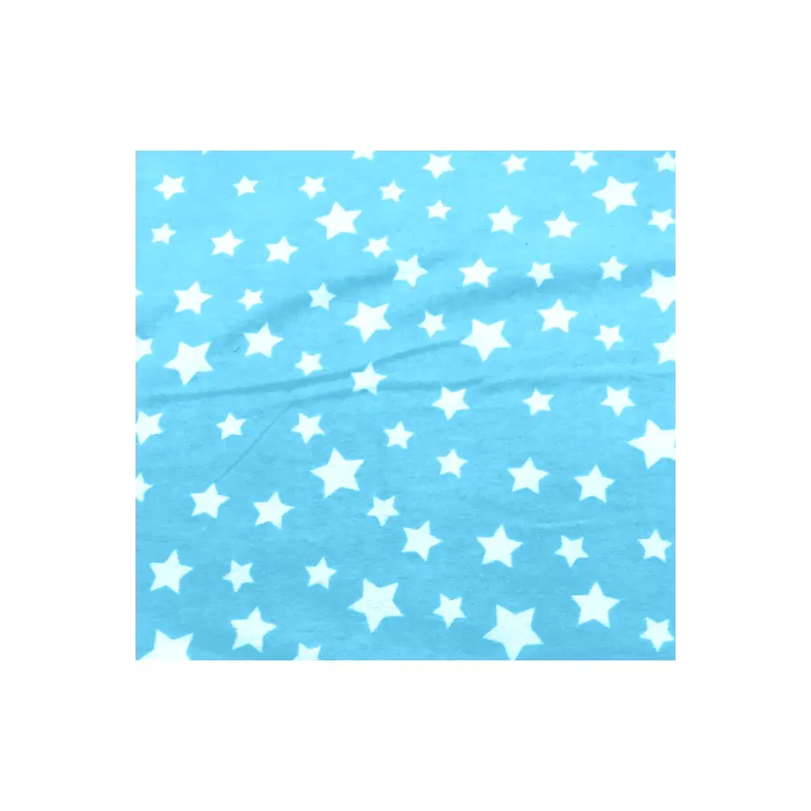 Fabric, Siltex - Blue w/ Stars Flannel 11-0043-2318 Fabric, Siltex - Blue w/ Stars Flannel 11-0043-2318