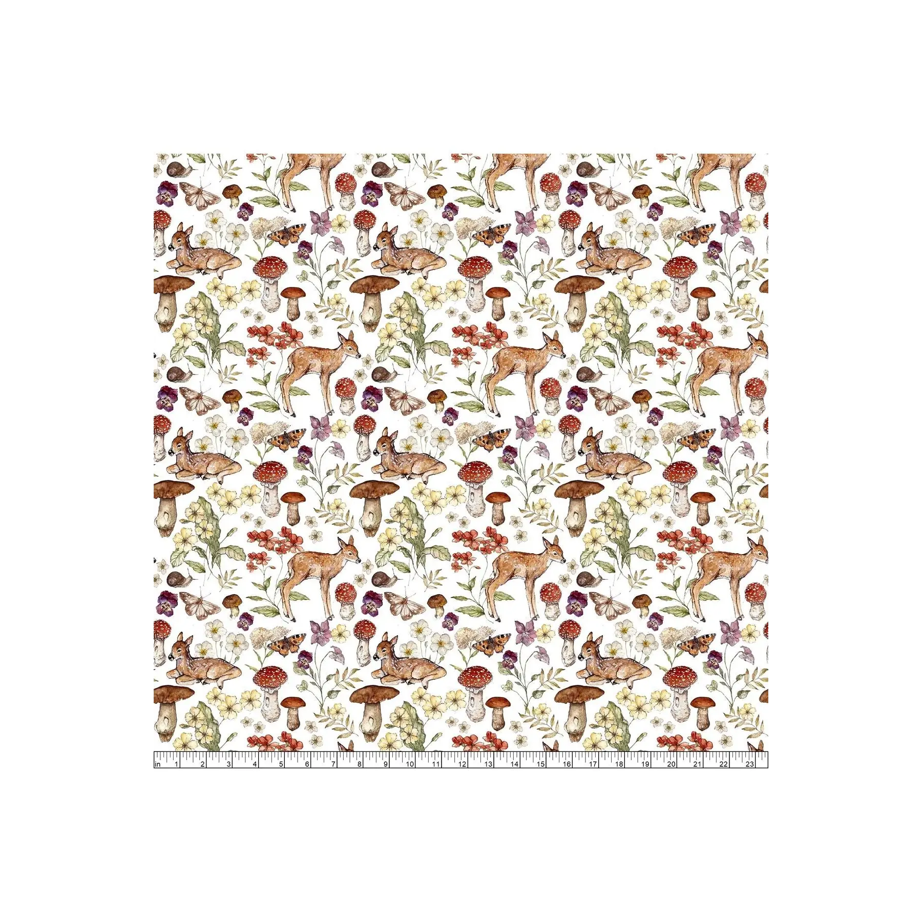 Fabric, Figo Fabrics, Heavenly Hedgerow Collection, Trees - 90581-10 Fabric, Figo Fabrics, Heavenly Hedgerow Collection, Trees - 90581-10