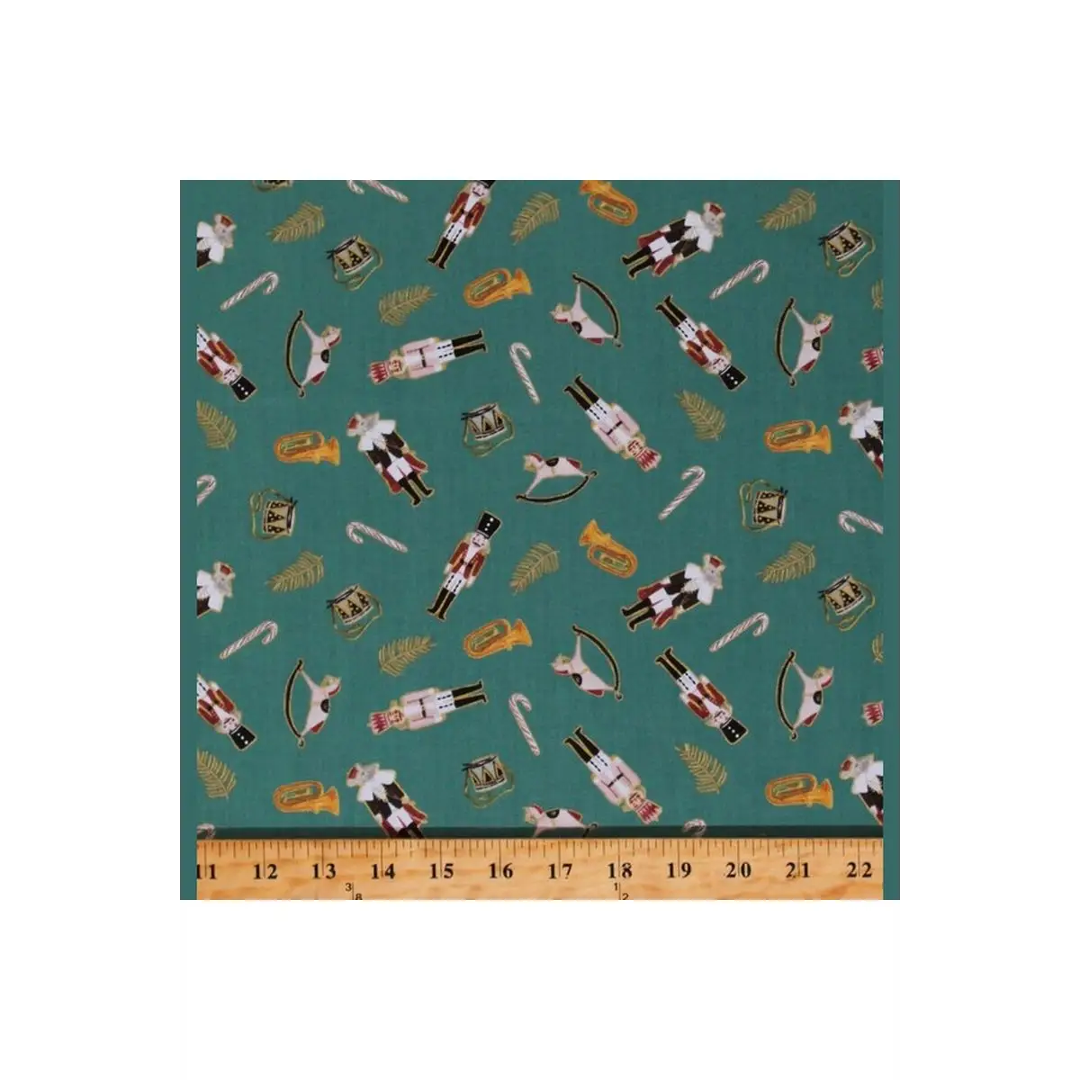 Fabric, Figo, Noel Toy Soilders Pink, Green- 90512M Fabric, Figo, Noel Toy Soilders Pink, Green- 90512M
