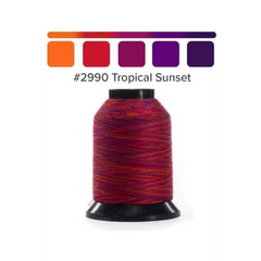 Finesse Quilting Thread - Variegated 1500yds/1371m Polyester 50wt/3ply Finesse Quilting Thread - Variegated 1500yds/1371m Polyester 50wt/3ply