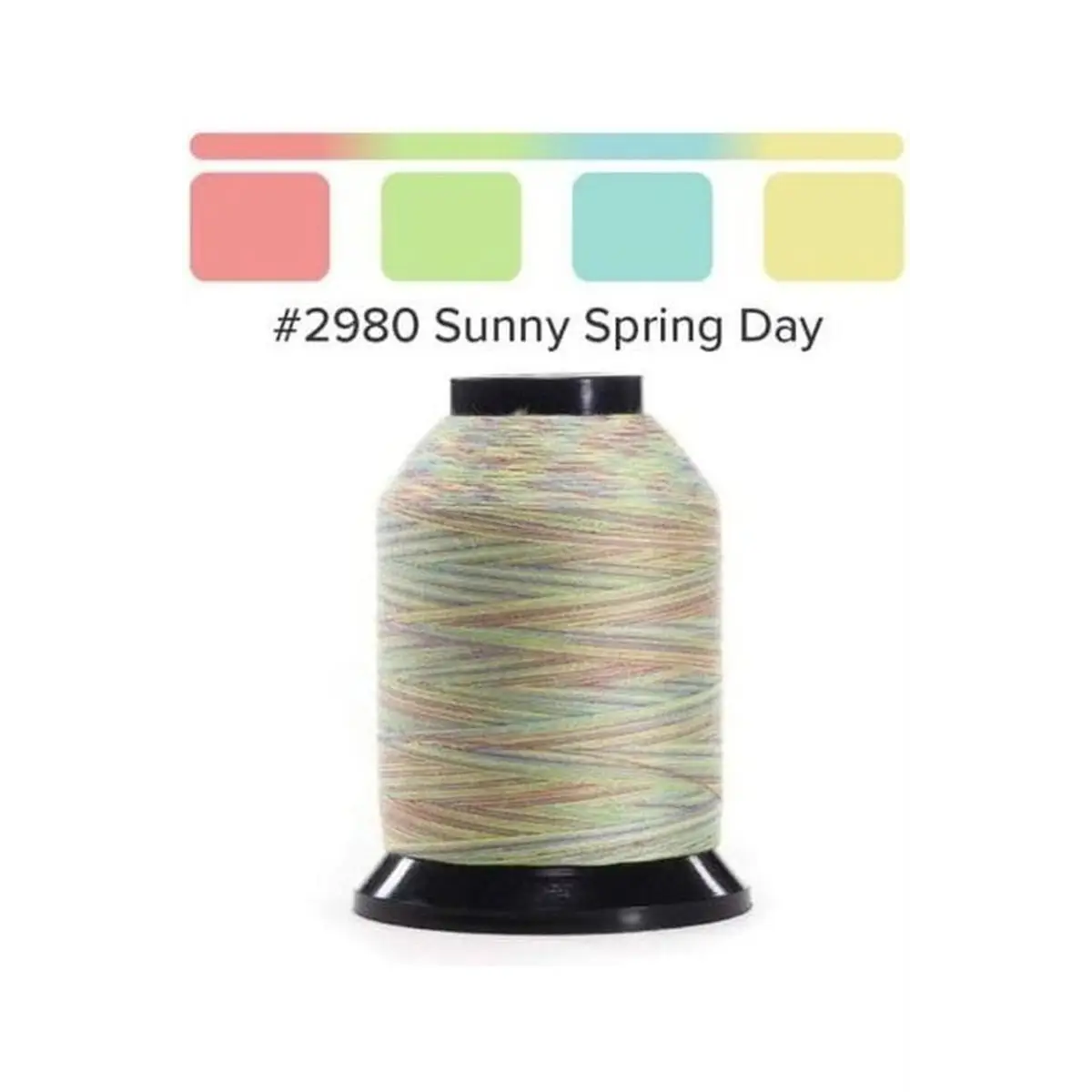 Finesse Quilting Thread - Variegated 1500yds/1371m Polyester 50wt/3ply Finesse Quilting Thread - Variegated 1500yds/1371m Polyester 50wt/3ply