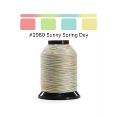 Finesse Quilting Thread - Variegated 1500yds/1371m Polyester 50wt/3ply Finesse Quilting Thread - Variegated 1500yds/1371m Polyester 50wt/3ply