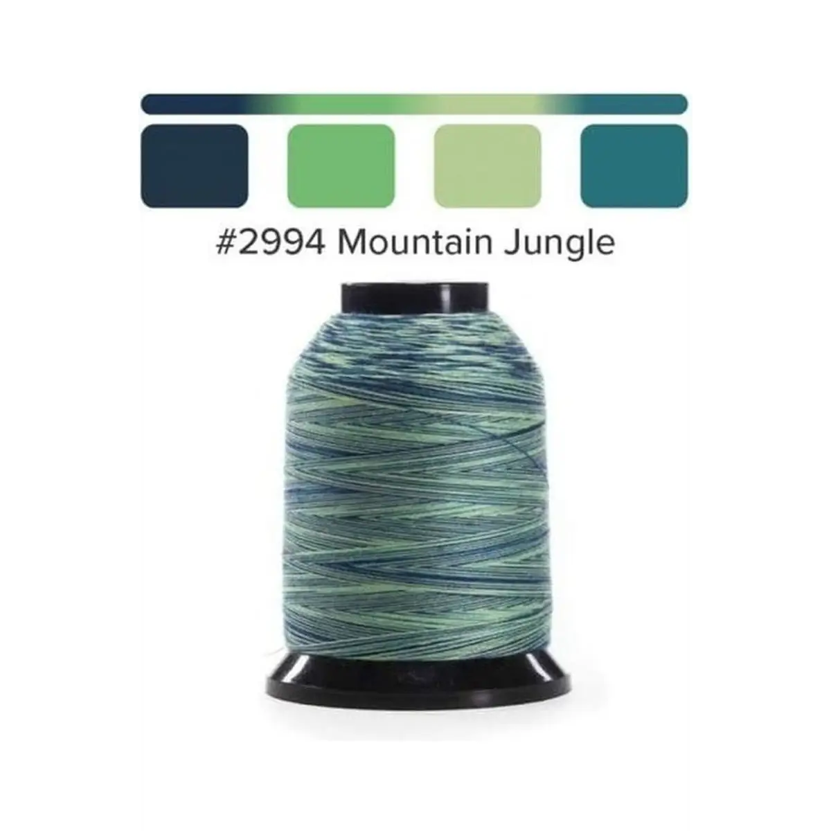 Finesse Quilting Thread - Variegated 1500yds/1371m Polyester 50wt/3ply Finesse Quilting Thread - Variegated 1500yds/1371m Polyester 50wt/3ply
