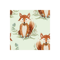 Forest Friends Foxes - 18680-GREEN Forest Friends Foxes - 18680-GREEN
