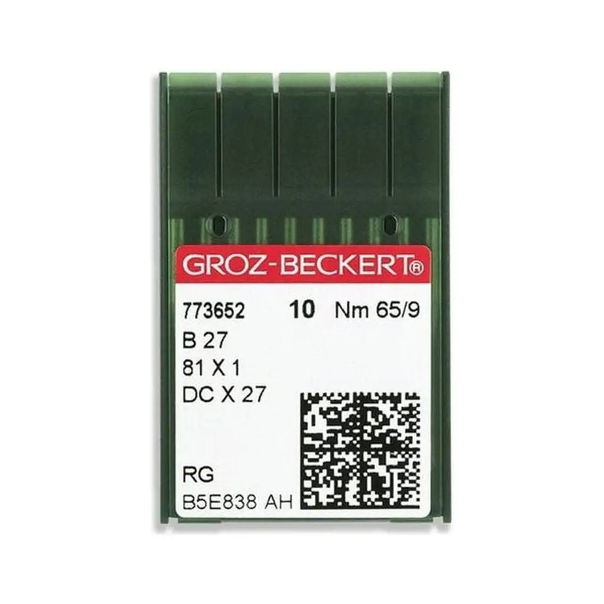 Groz-Beckert Industrial Machine Needles - System: B27, DCx27 Groz-Beckert Industrial Machine Needles - System: B27, DCx27