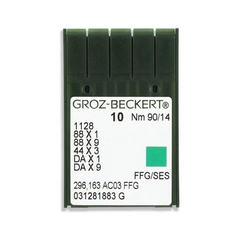 Groz-Beckert Light Ball Point Straight Stitch Industrial Machine Needles - 1128, 88x1, 88x9, 44x3, DAx1, DAx9 - 10/Pack Groz-Beckert Light Ball Point Straight Stitch Industrial Machine Needles - 1128, 88x1, 88x9, 44x3, DAx1, DAx9 - 10/Pack
