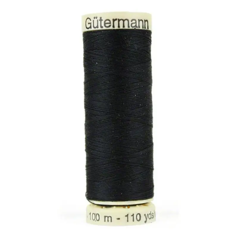 Gutermann Sew-All Thread 110yds - Black - 010 - Thread Gutermann Sew-All Thread 110yds - Black - 010 - Thread