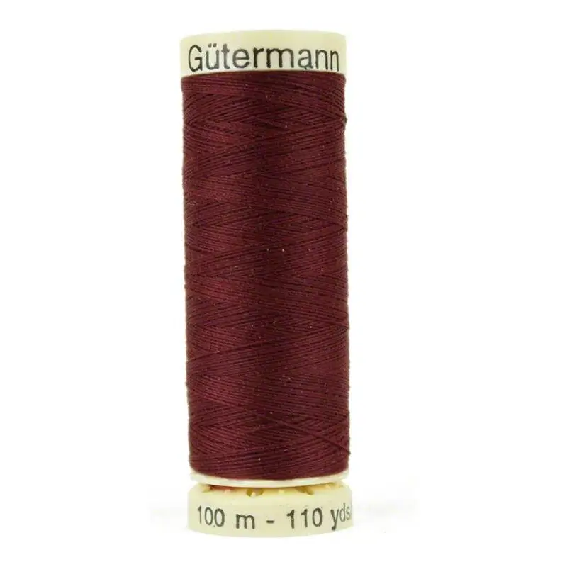 Gutermann Sew-All Thread 110yds - Burgundy - 450 - Thread Gutermann Sew-All Thread 110yds - Burgundy - 450 - Thread