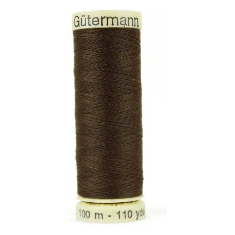 Gutermann Sew-All Thread 110yds - Chestnut - 595 - Thread Gutermann Sew-All Thread 110yds - Chestnut - 595 - Thread
