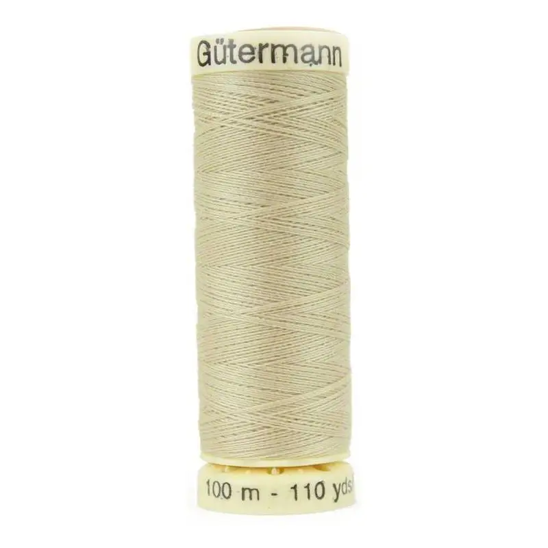 Gutermann Sew-All Thread 110yds - Ecru - 500 - Thread Gutermann Sew-All Thread 110yds - Ecru - 500 - Thread