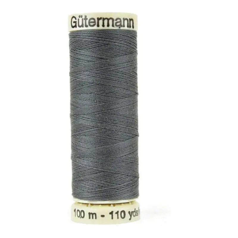 Gutermann Sew-All Thread 110yds - Rail Gray - 115 - Thread Gutermann Sew-All Thread 110yds - Rail Gray - 115 - Thread