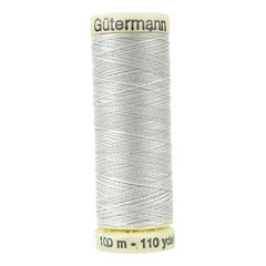 Gutermann Sew-All Thread 110yds - Silver - 100 - Thread Gutermann Sew-All Thread 110yds - Silver - 100 - Thread