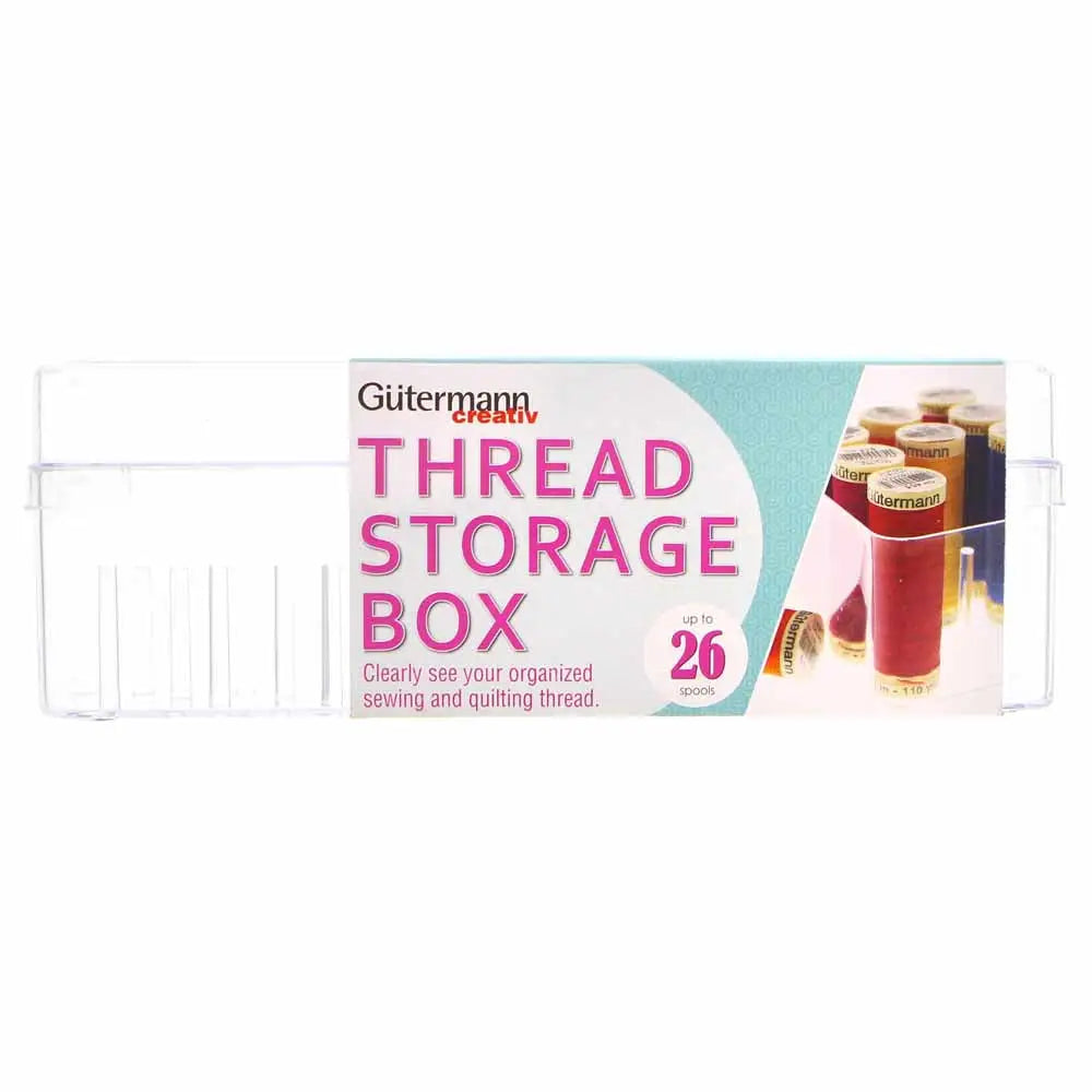 GUTERMANN Thread Storage Box - Holds 26 Spools - Storage GUTERMANN Thread Storage Box - Holds 26 Spools - Storage