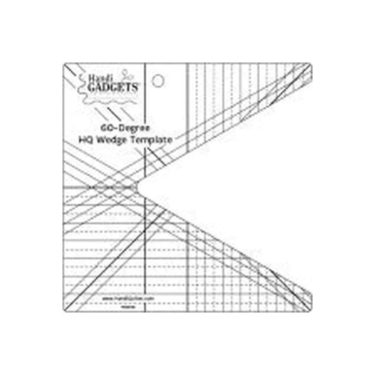 60-Degree Wedge Template 60-Degree Wedge Template