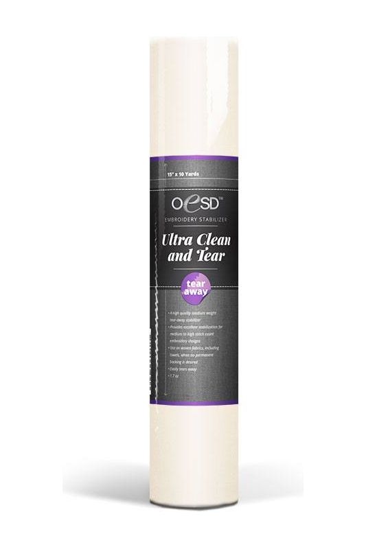 Ultra Clean and Tear Stabilizer, Medium weight 15"x10yds Ultra Clean and Tear Stabilizer, Medium weight 15"x10yds