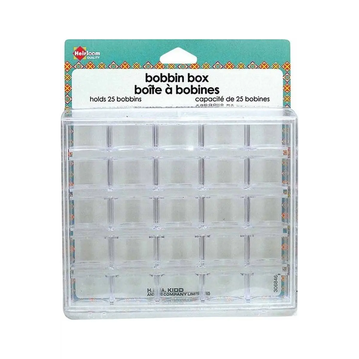 HEIRLOOM Clear Bobbin Box HEIRLOOM Clear Bobbin Box