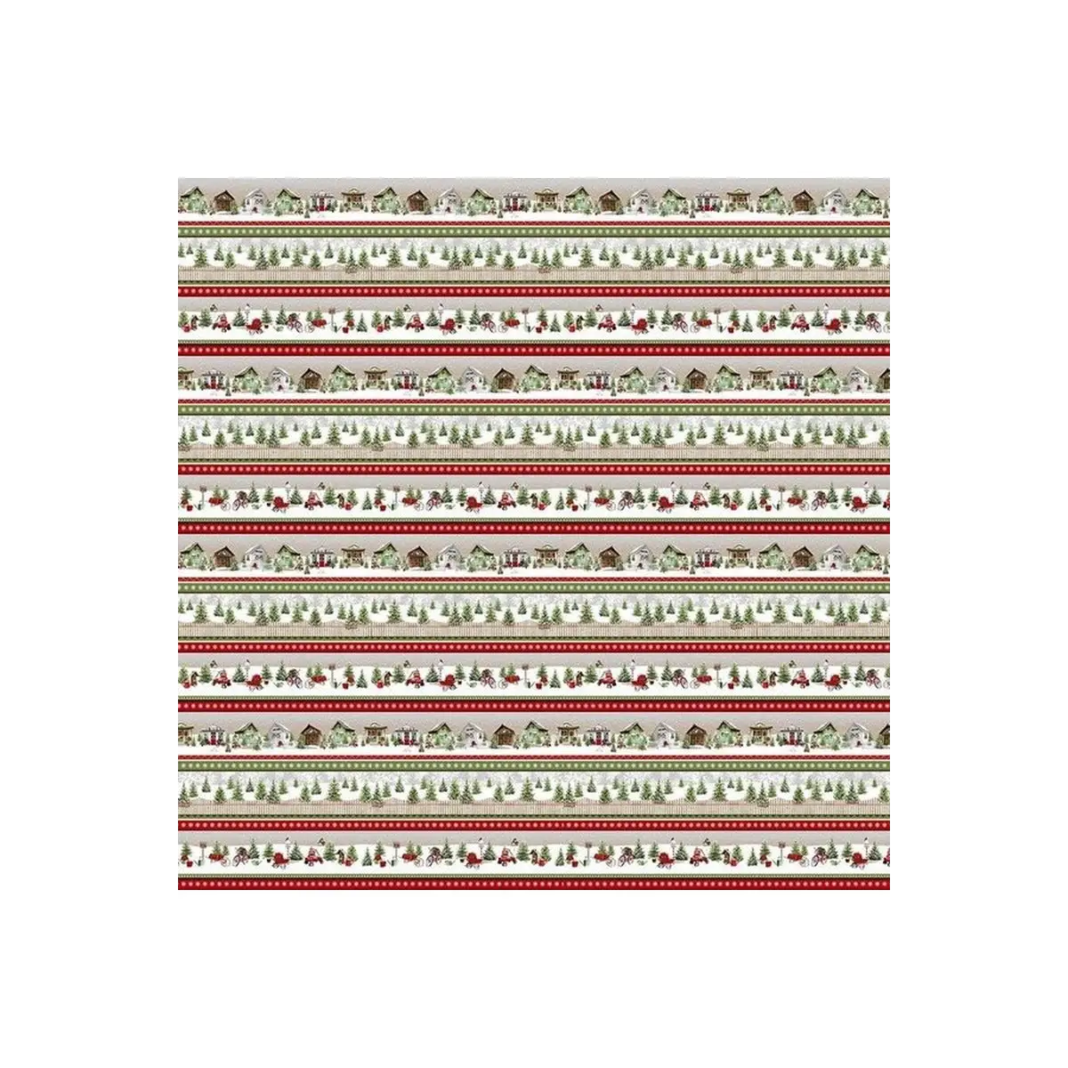 Holiday Happy Place Novelty She Shed Stripe - 298-86 Holiday Happy Place Novelty She Shed Stripe - 298-86