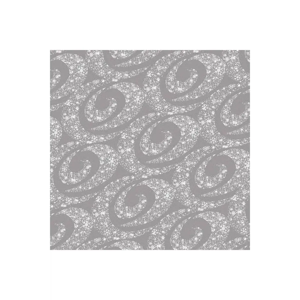 Holiday Lane Grey Swirling Snow Holiday Lane Grey Swirling Snow