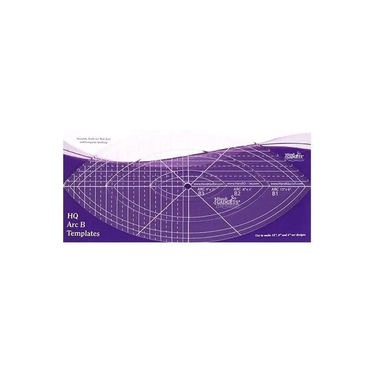 HQ Ruler-Arc B 12" 8" 4" HQ Ruler-Arc B 12" 8" 4"