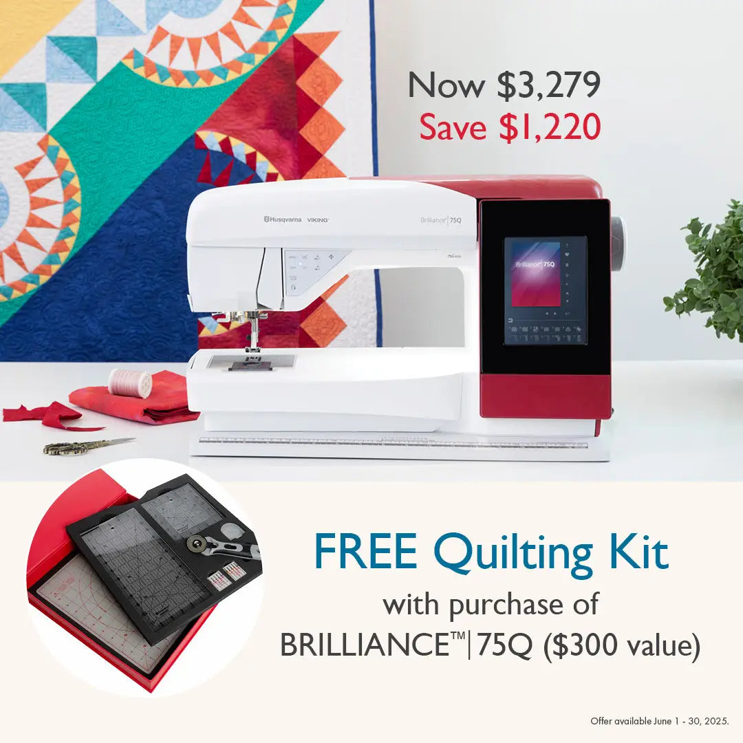 HUSQVARNA® VIKING® BRILLIANCE 75Q Sewing Machine - Sewing Machine