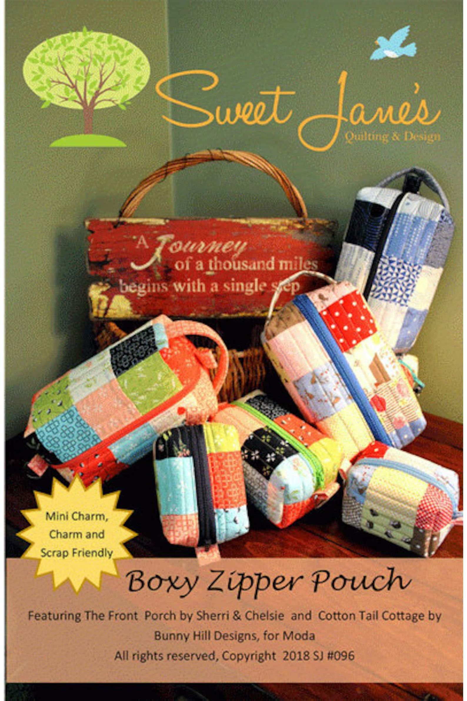 Boxy Zipper Pouch Pattern Boxy Zipper Pouch Pattern