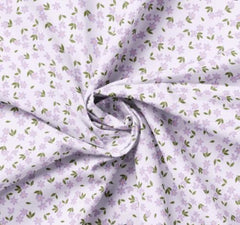 Daisy&Lilly-Scattered Flowers,Light Purple (Sold By 1/2 Meter) Daisy&Lilly-Scattered Flowers,Light Purple (Sold By 1/2 Meter)