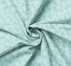 Daisy&Lilly-Daisies,Light Teal (Sold By 1/2 Meter) Daisy&Lilly-Daisies,Light Teal (Sold By 1/2 Meter)