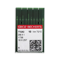 Groz-Beckert Regular Point Industrial Needles, DBx1, 1738 (10pk) Groz-Beckert Regular Point Industrial Needles, DBx1, 1738 (10pk)