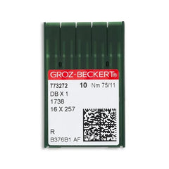 Groz-Beckert Regular Point Industrial Needles, DBx1, 1738 (10pk) Groz-Beckert Regular Point Industrial Needles, DBx1, 1738 (10pk)