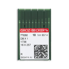 Groz-Beckert Regular Point Industrial Needles, DBx1, 1738 (10pk) Groz-Beckert Regular Point Industrial Needles, DBx1, 1738 (10pk)
