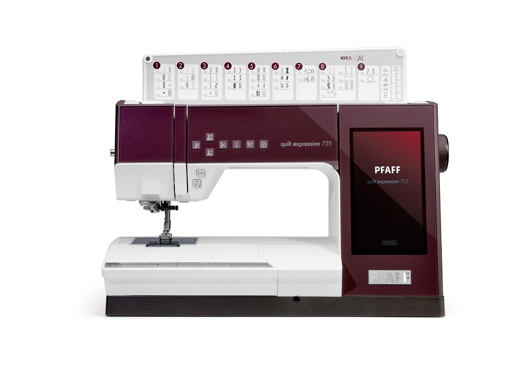 PFAFF sewing machine on a white background PFAFF sewing machine on a white background