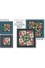 Mod Flower Box Quilt Pattern Mod Flower Box Quilt Pattern