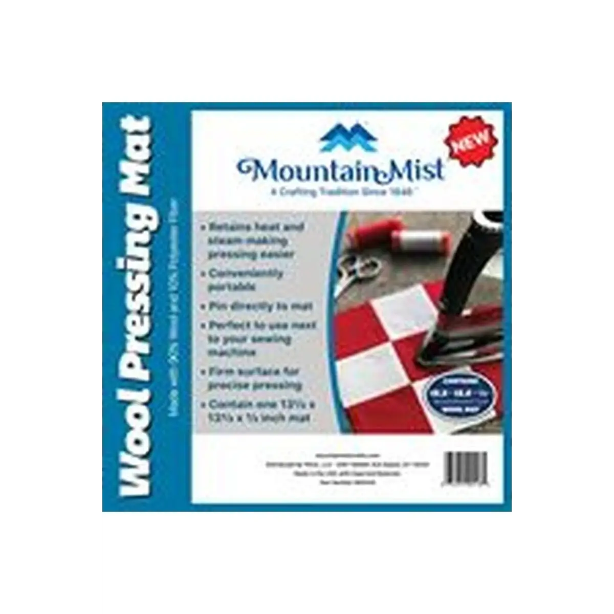 Mountain Mist Wool Pressing Mat 13 1/2 x 13 1/2 in Mountain Mist Wool Pressing Mat 13 1/2 x 13 1/2 in