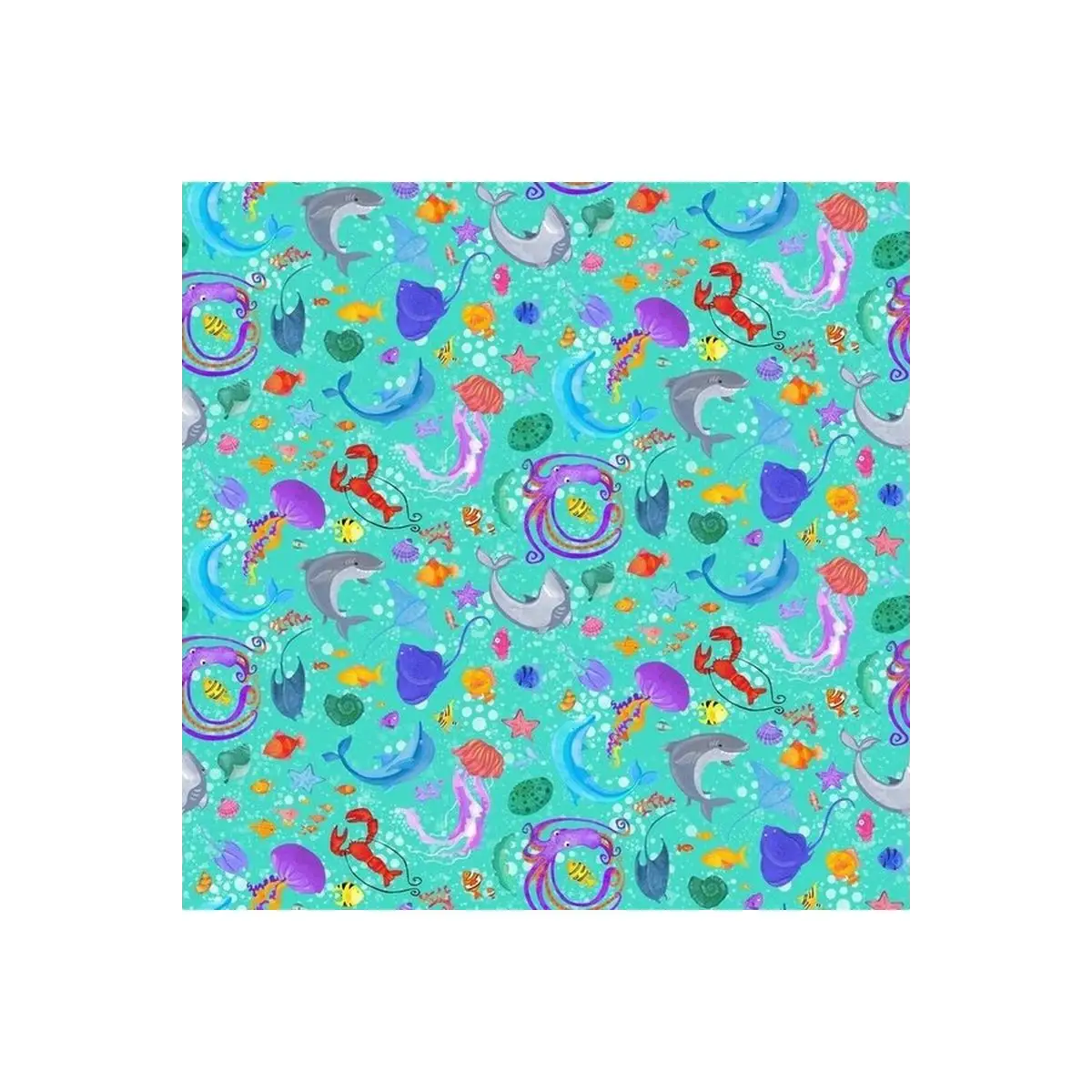 ABC 123 Water Animals - DP24948 ABC 123 Water Animals - DP24948