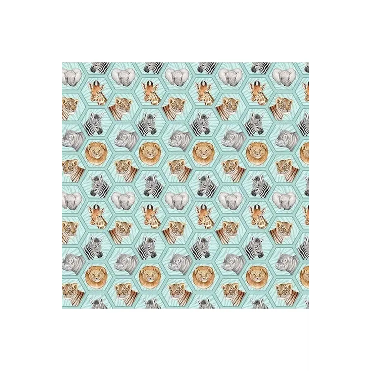 Baby Safari Little Hexie Animals - 24674 Baby Safari Little Hexie Animals - 24674
