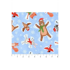 Bearly Christmas, Single Colorway - Snow Angels Bearly Christmas, Single Colorway - Snow Angels