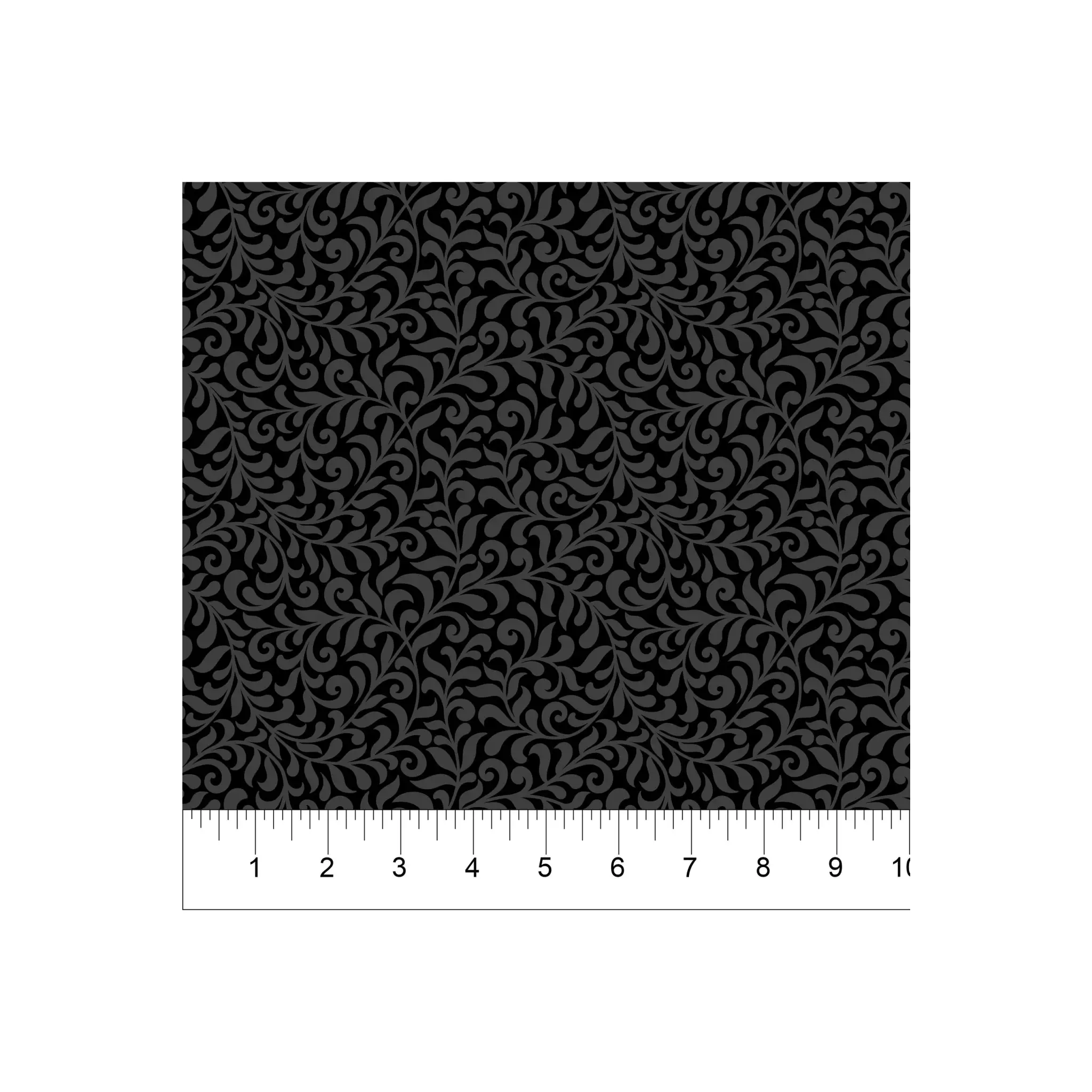 Northcott Fabrics Bloom Collection - Scroll - 25200 - Black - 100% Cotton Fabric Northcott Fabrics Bloom Collection - Scroll - 25200 - Black - 100% Cotton Fabric