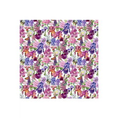Fabric, Northcott - Deborah's Garden, LG Packed Floral White - DP25590-10 Fabric, Northcott - Deborah's Garden, LG Packed Floral White - DP25590-10