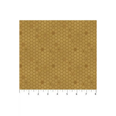 Fabric, Honey Bloom Honeycomb Hexagon Fabric, Honey Bloom Honeycomb Hexagon