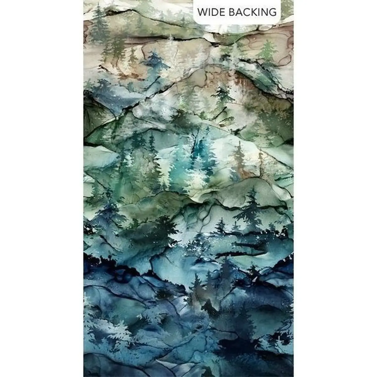 Nothern Peaks Forest Ombre Wide Back - B25166-46 Nothern Peaks Forest Ombre Wide Back - B25166-46