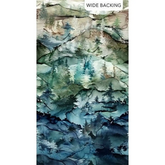 Nothern Peaks Forest Ombre Wide Back - B25166-46 Nothern Peaks Forest Ombre Wide Back - B25166-46