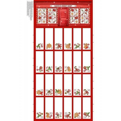 Peppermint Candy Advent Calendar Panel - DP24621-24 Peppermint Candy Advent Calendar Panel - DP24621-24