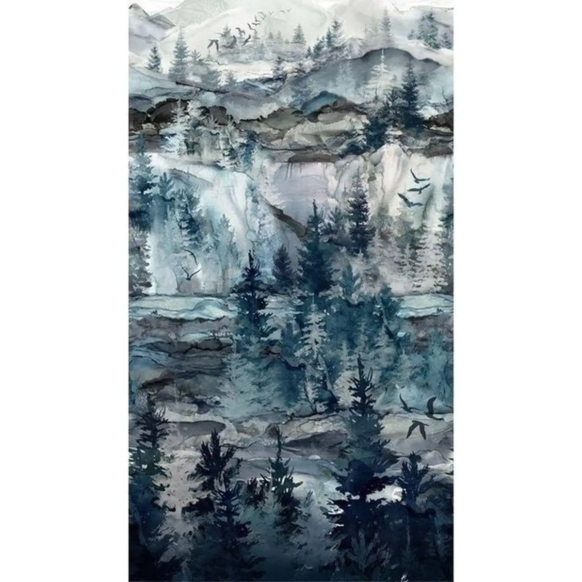 Soar Forest Moody Blue - DP24581-44 Soar Forest Moody Blue - DP24581-44