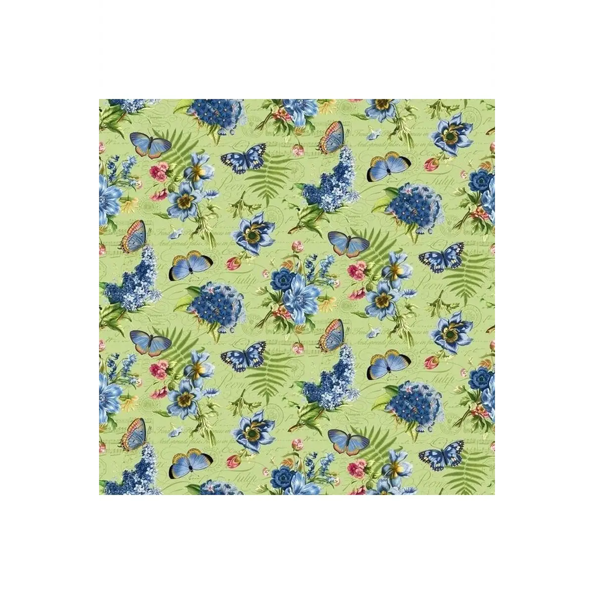 Fabric, Northcott, Something Blue Feature Floral - DP25079 Fabric, Northcott, Something Blue Feature Floral - DP25079