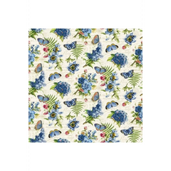 Fabric, Northcott, Something Blue Feature Floral - DP25079 Fabric, Northcott, Something Blue Feature Floral - DP25079