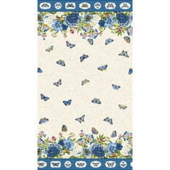 Fabric, Northcott, Something Blue Full Width Border - DP25076-11 Fabric, Northcott, Something Blue Full Width Border - DP25076-11