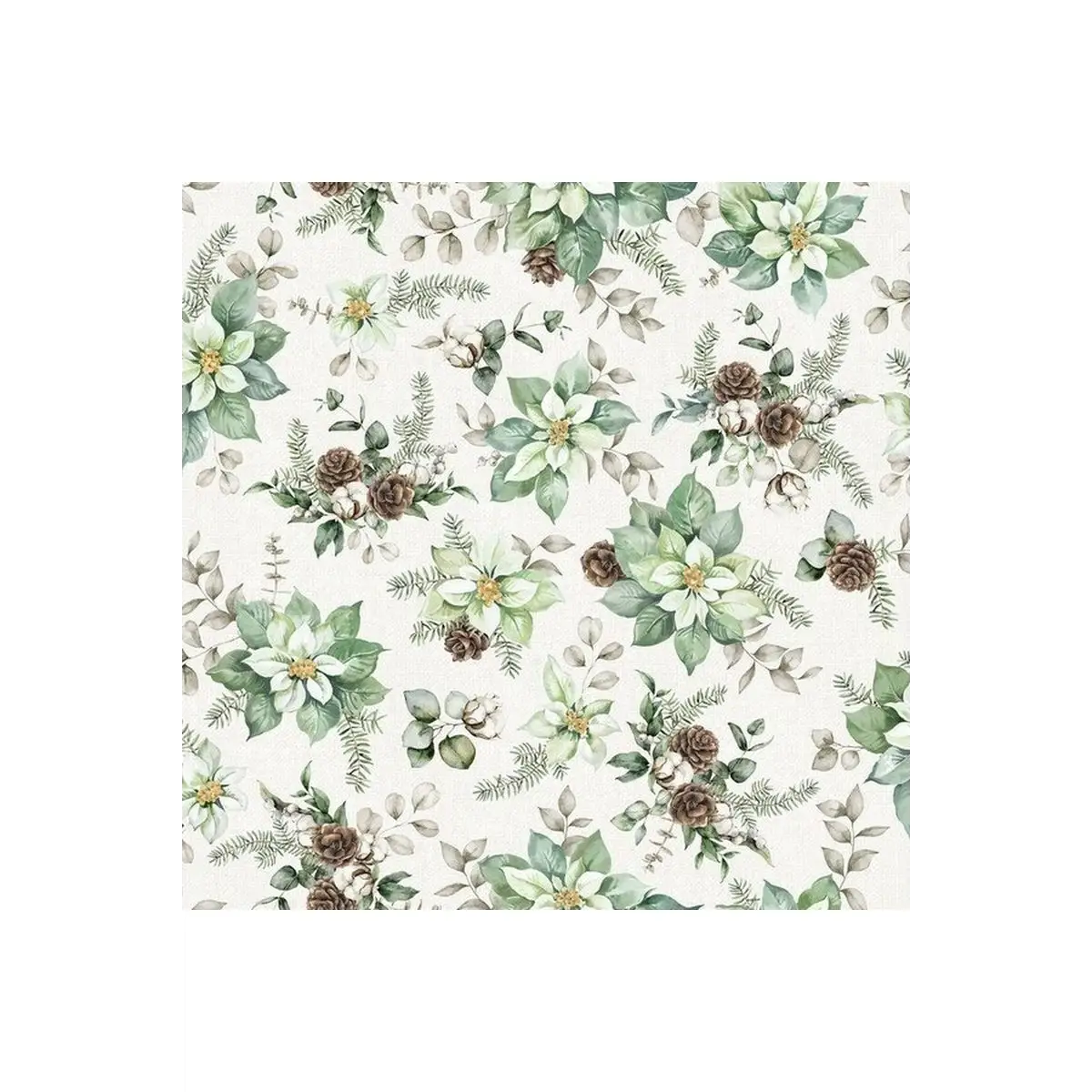 White Linen Christmas Open Poinsettia - 25428 White Linen Christmas Open Poinsettia - 25428