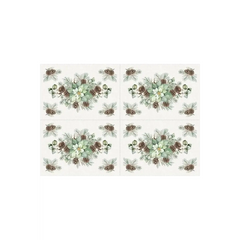 White Linen Christmas Christmas Placemats - DP25427-10 White Linen Christmas Christmas Placemats - DP25427-10