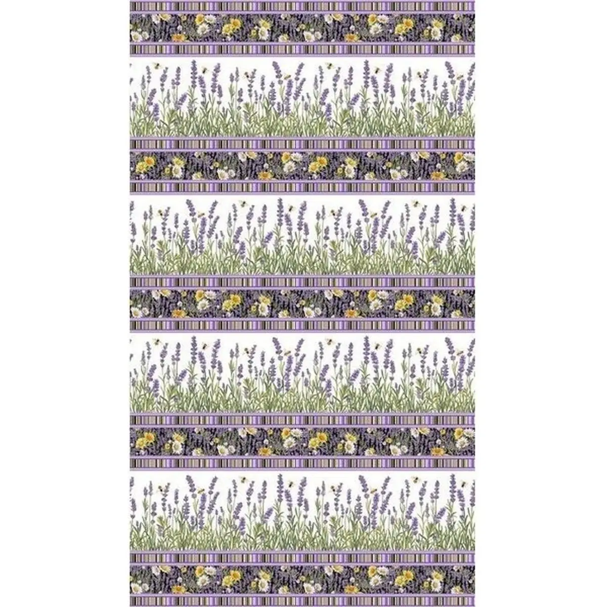 Lavender Market Border Stripe - 24474-99 Lavender Market Border Stripe - 24474-99
